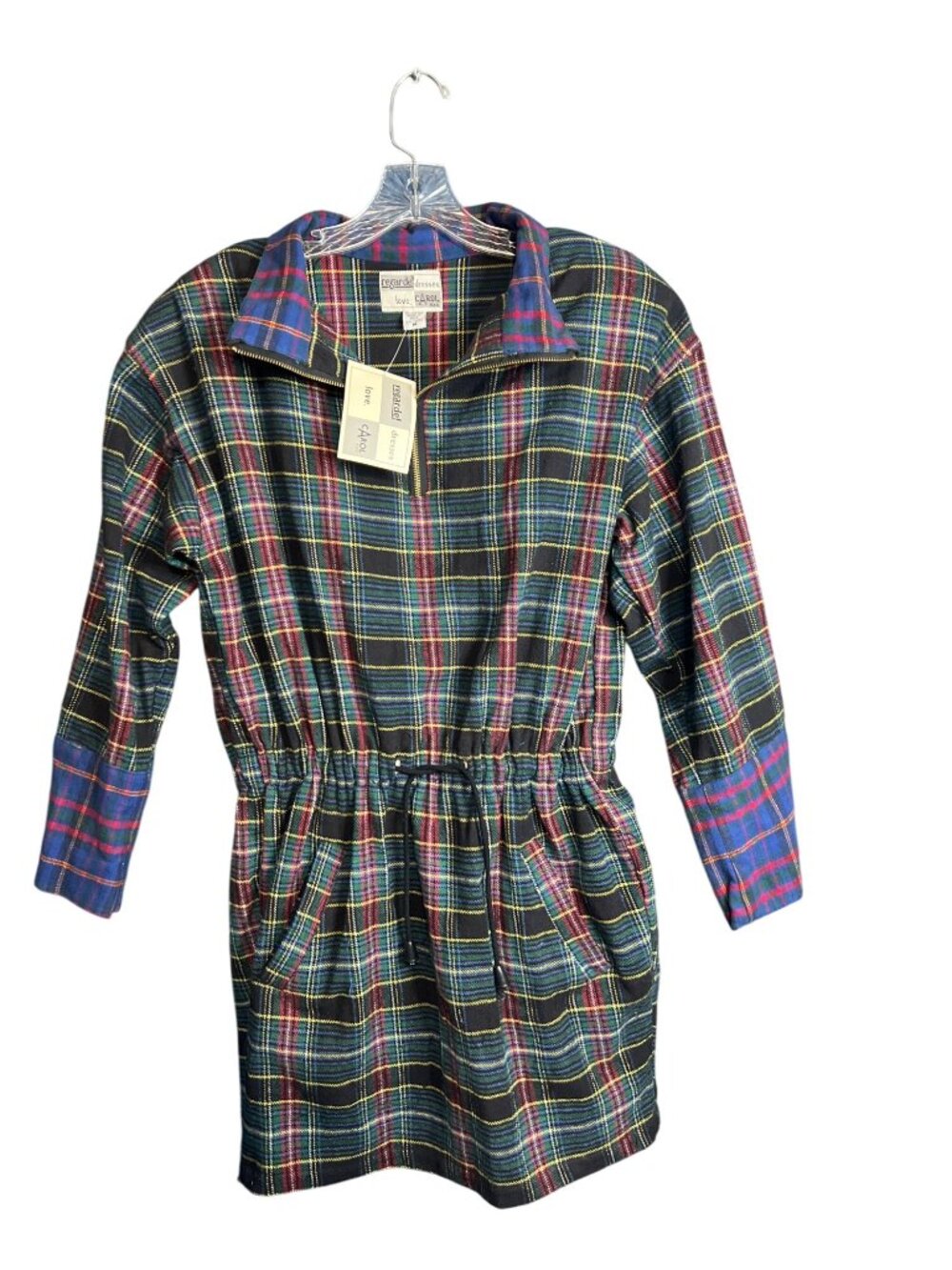 Regarde Love Carol Plaid Flannel Dress